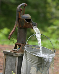 Kehidupan tanpa pompa air